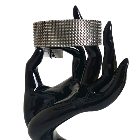 Bijoux Terner Two-Tone Stainless Steel Cuff Bracelet NWT - Picture 2 of 9